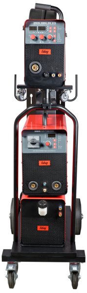 Сварочный полуавтомат INMIG 500T DW SYN + Подающий механизм DRIVE INMIG DW SYN + Шланг-пакет 5 м + Горелка FB 500 3 м + Блок жидкостного охлаждения + Тележка в Кемерово фото