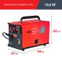 FUBAG Сварочный полуавтомат IRMIG 208 SYN PLUS (31447) + Маска сварщика Хамелеон IR 9-13N S (38072) + Сварочные краги на подкладке красные FWGN 10R (641180) в Кемерово фото