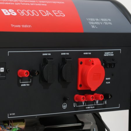Бензиновый генератор FUBAG BS 9000 DA ES (трехфазный) с электростартером и коннектором автоматики в Кемерово фото