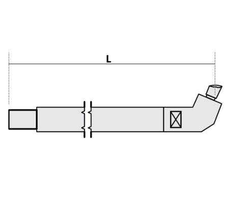 FUBAG Нижнее плечо наклонное O 22 х 125мм для серии SG 4-6 в Кемерово фото