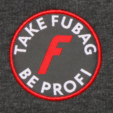 Серо-красная толстовка Fubag с капюшоном  размер M в Кемерово фото