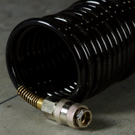 Шланг спиральный FUBAG с фитингами рапид, нейлон, 10 бар, 6 x 8 мм, 15 м в Кемерово фото