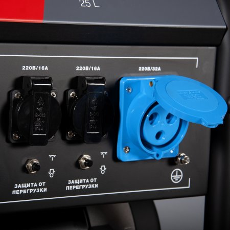 Бензиновый генератор с электростартером и коннектором автоматики FUBAG BS 7500 A ES в Кемерово фото