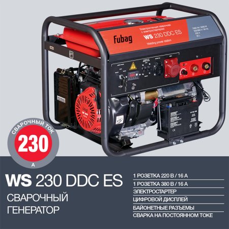 FUBAG Сварочный бензиновый генератор WS 230 DDC ES в Кемерово фото