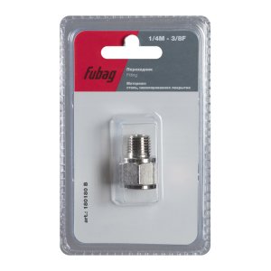 FUBAG Переходник 1/4 дюйма M на 3/8 дюйма F, блистер 1 шт в Кемерово фото