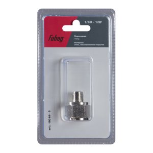 FUBAG Переходник 1/4 дюйма M на 1/2 дюйма F, блистер 1 шт в Кемерово фото