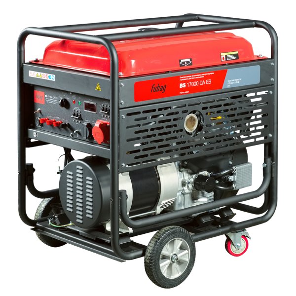 Бензиновый генератор FUBAG BS 17000 DA ES (трехфазный) с электростартером и коннектором автоматики в Кемерово фото