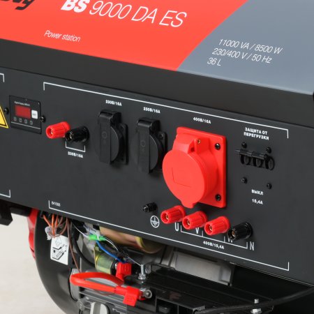 Бензиновый генератор FUBAG BS 9000 DA ES (трехфазный) с электростартером и коннектором автоматики в Кемерово фото