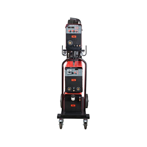 FUBAG Cварочный полуавтомат INMIG 500T DW SYN + Подающий механизм DRIVE INMIG DW SYN +Шланг-пакет 5 метров 70мм2 14 pol с жидкостным охлаждением для INMIG 500T DW SYN + Горелка FB 500 3m + Блок жидкостного охлаждения Cool 70 + Тележка для аппаратов в Кемерово фото