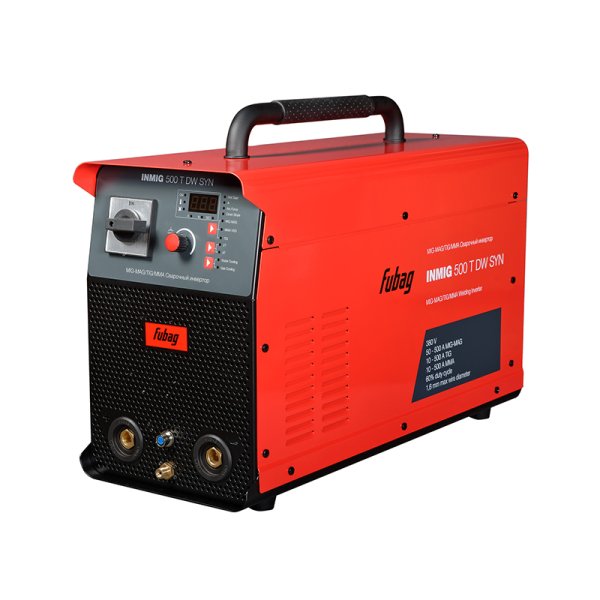 Сварочный полуавтомат INMIG 500T DW SYN + Подающий механизм DRIVE INMIG DW SYN + Шланг-пакет 5 м + Горелка FB 500 3 м + Блок жидкостного охлаждения + Тележка в Кемерово фото