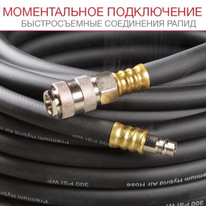 FUBAG Шланг с фитингами рапид маслостойкая термопластичная резина 15бар  8x13мм  20м в Кемерово фото