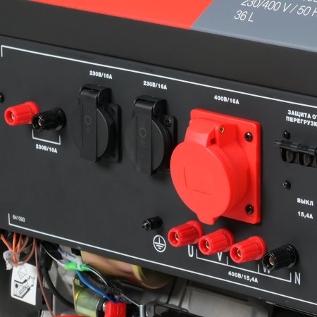 Бензиновый генератор FUBAG BS 9000 DA ES (трехфазный) с электростартером и коннектором автоматики в Кемерово фото