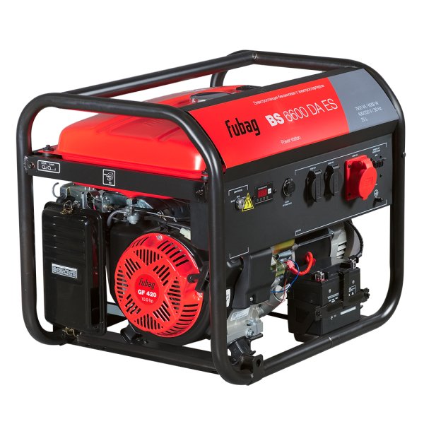 Бензиновый генератор FUBAG BS 6600 DA ES (трехфазный) с электростартером и коннектором автоматики в Кемерово фото