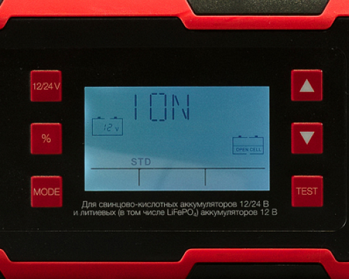 Контроль с LCD-дисплеем