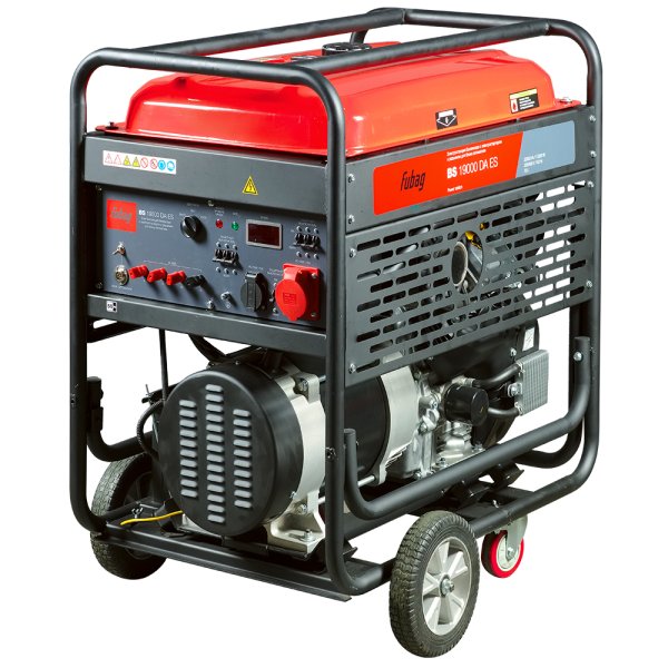 Бензиновый генератор FUBAG BS 19000 DA ES (трехфазный) с электростартером и коннектором автоматики в Кемерово фото