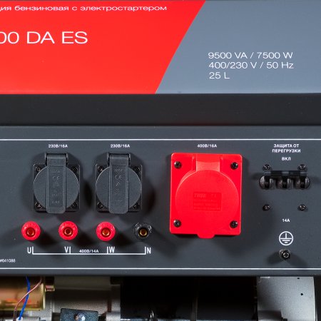 Бензиновый генератор FUBAG BS 8000 DA ES (трехфазный) с электростартером и коннектором автоматики в Кемерово фото