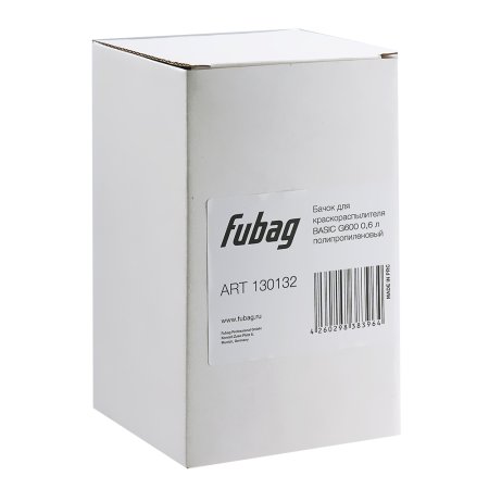 FUBAG Бачок для краскораспылителя BASIC G600, 0.6л полипропиленовый в Кемерово фото