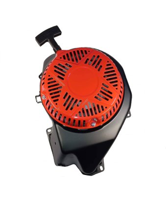 Cтартер ручной в сборе (крепление на 4 отверстия) к двигателю DH457 для бензиновых генераторов Fubag BS 7500 A ES DUPLEX/8000 A ES/DA ES/8500 A ES DUPLEX/XD ES DUPLEX